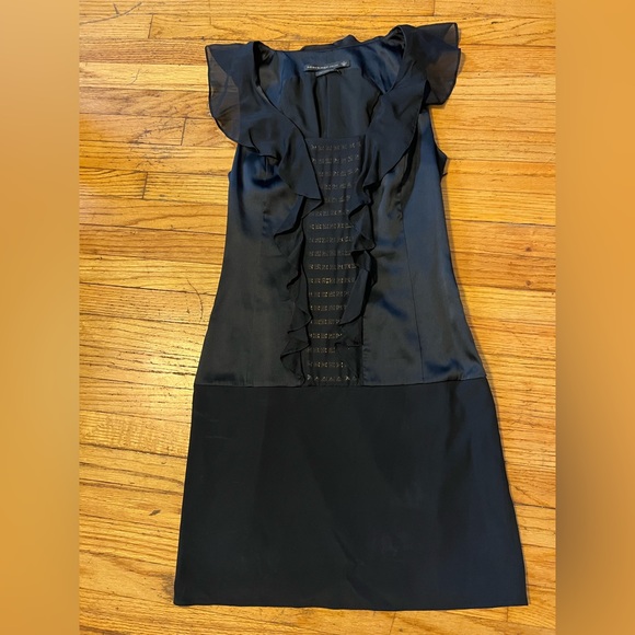 Elegant Mackage dress ,combination silk and polyester size XS - Picture 3 of 10